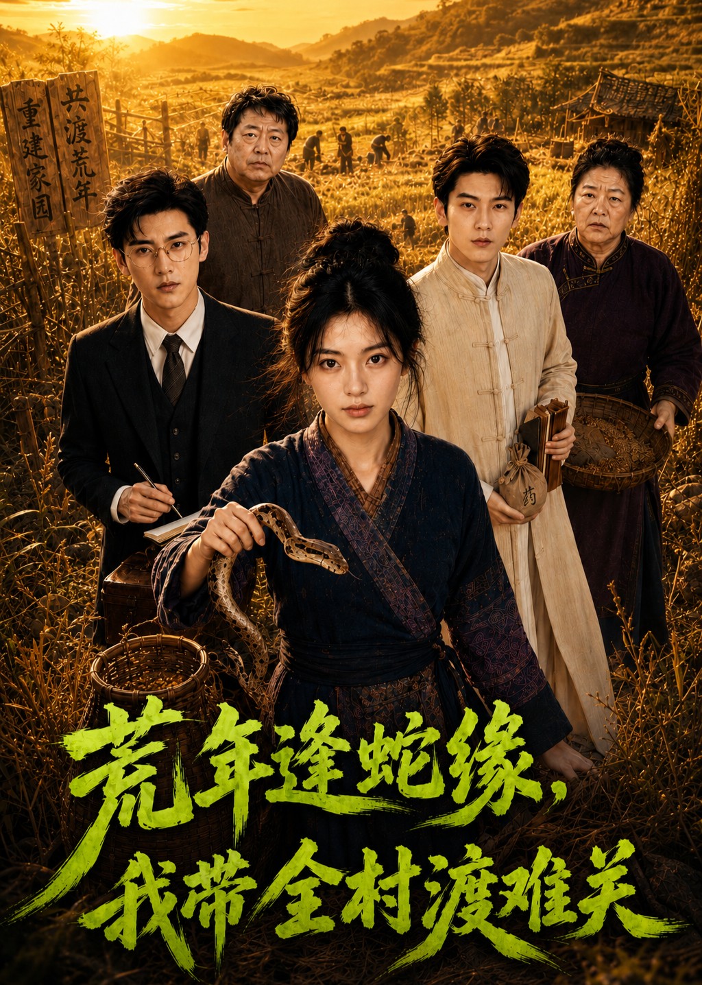 荒年逢蛇缘，我带全村渡难关封面图