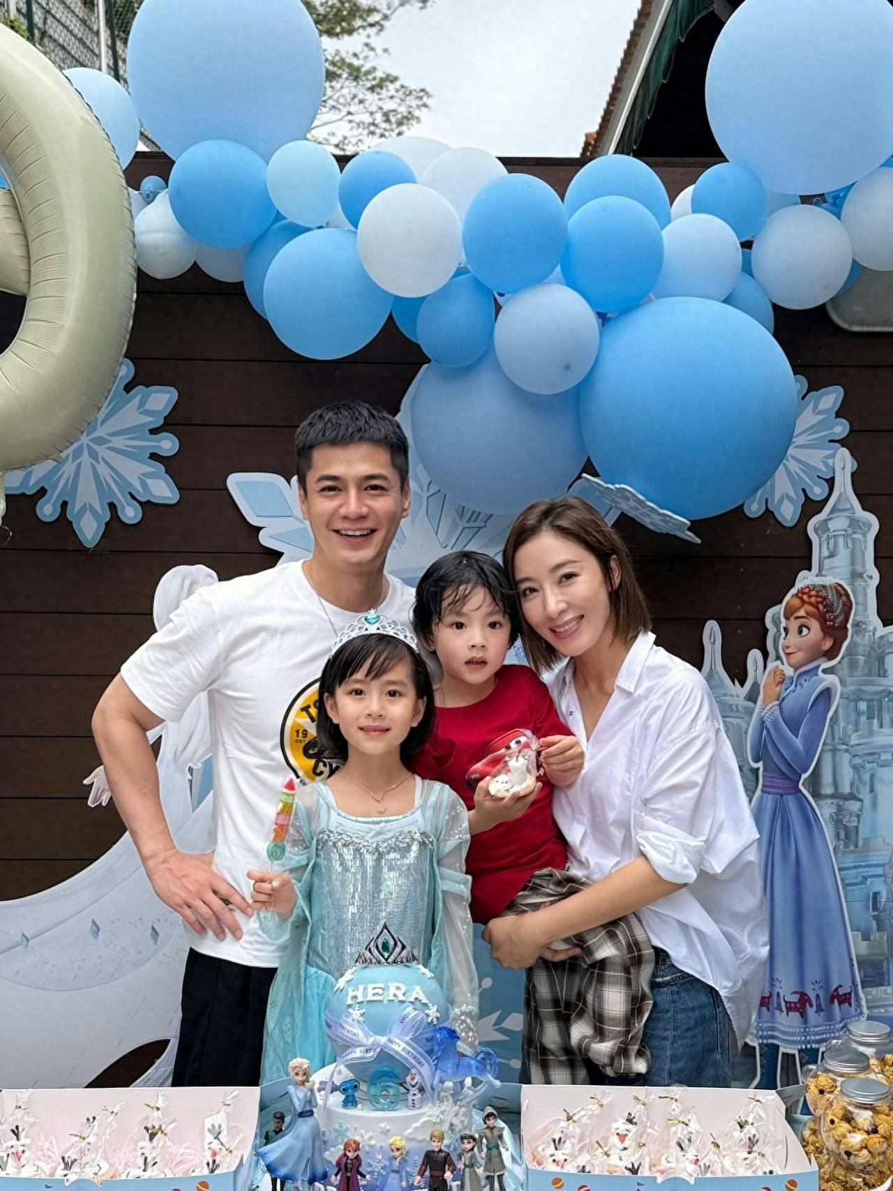 TVB视后一对子女越大越漂亮，6岁女儿被封最美星二代，被指像AI封面图