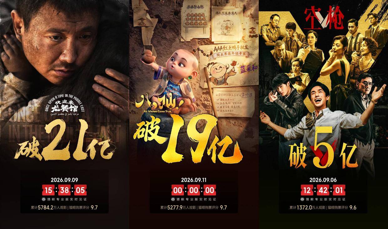 9.7-9.13内地一周票房报收3.27亿 《欢迎来龙餐馆》8742.93万五连冠累计超21亿封面图