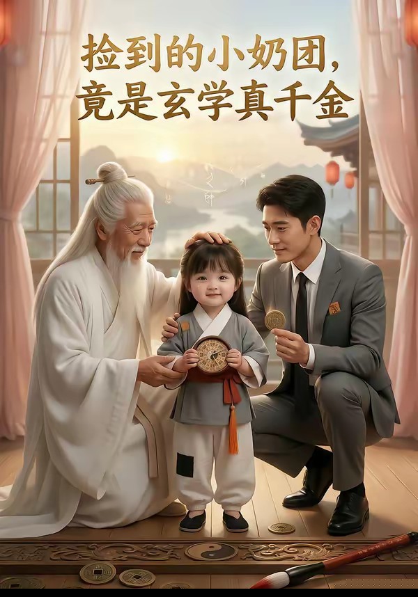 捡到的小奶团，竟是玄学真千金！封面图