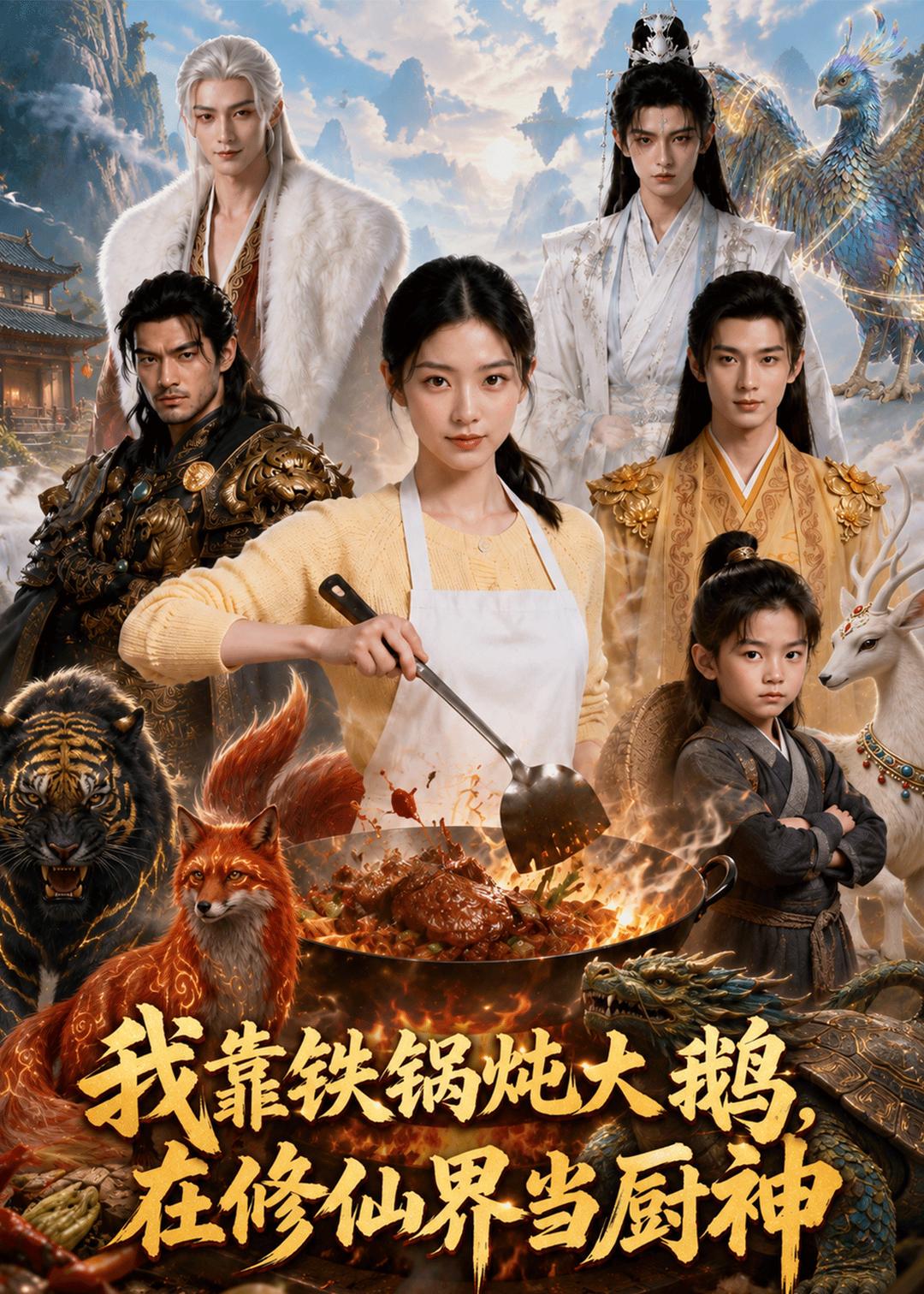 我靠铁锅炖大鹅，在修仙界当厨神封面图
