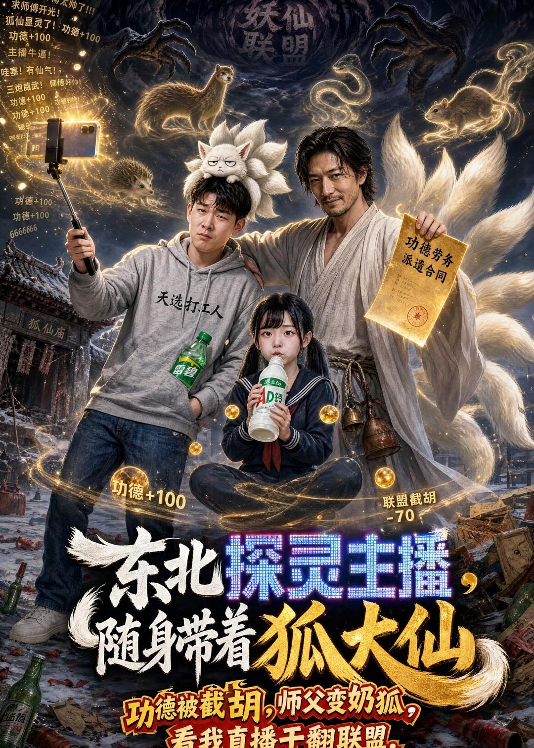 东北探灵主播，随身带着狐大仙封面图