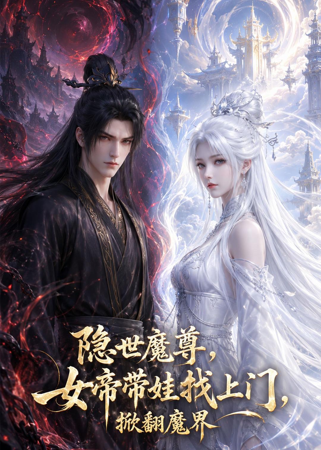 隐世魔尊，女帝带娃找上门，掀翻魔界封面图