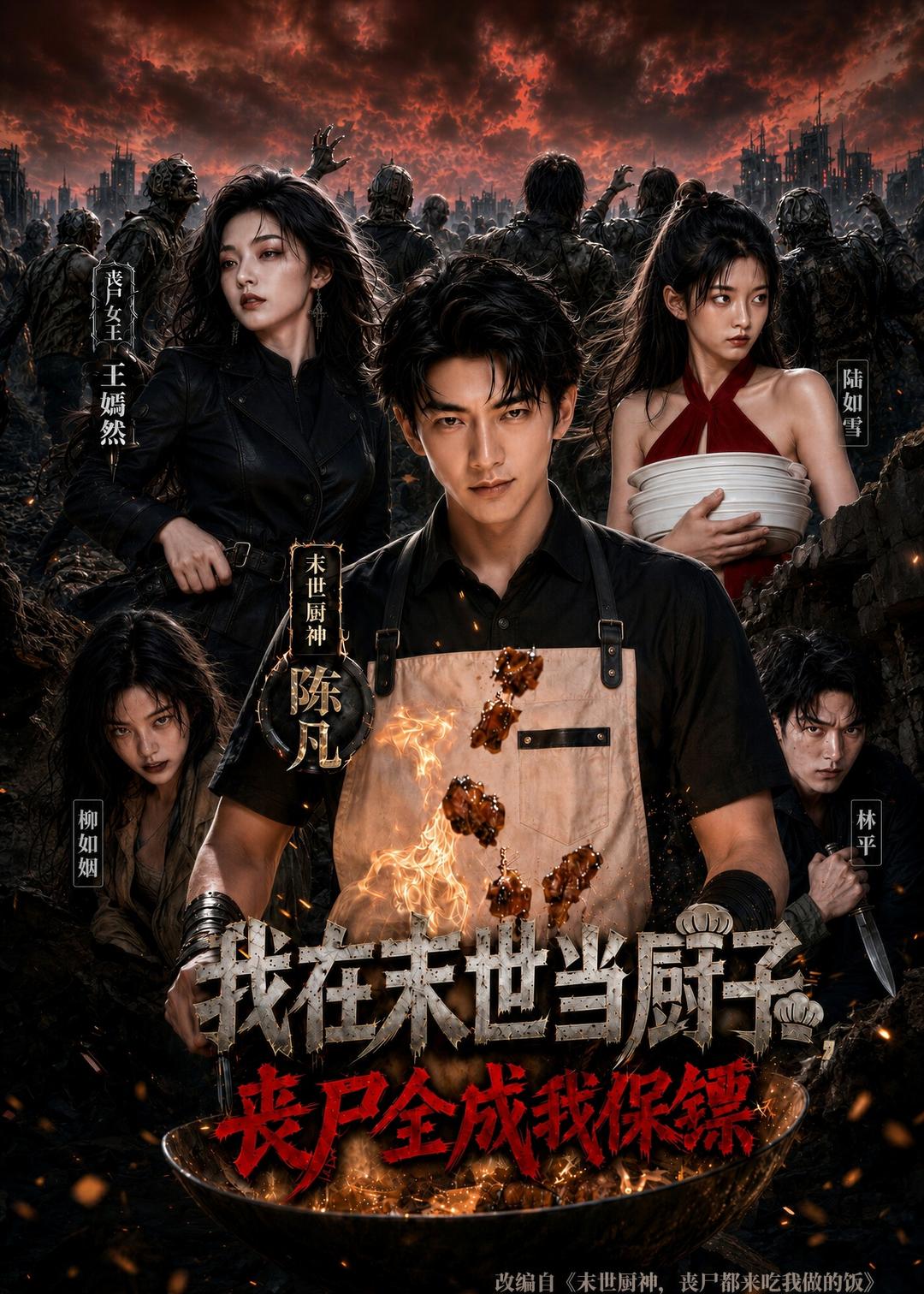 我在末世当厨子，丧尸全成我保镖封面图