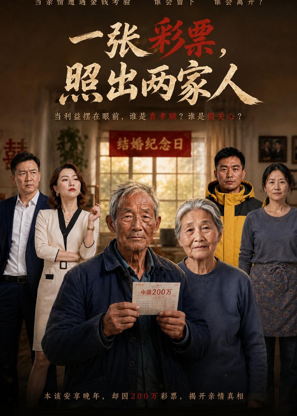 一张彩票，照出两家人封面图