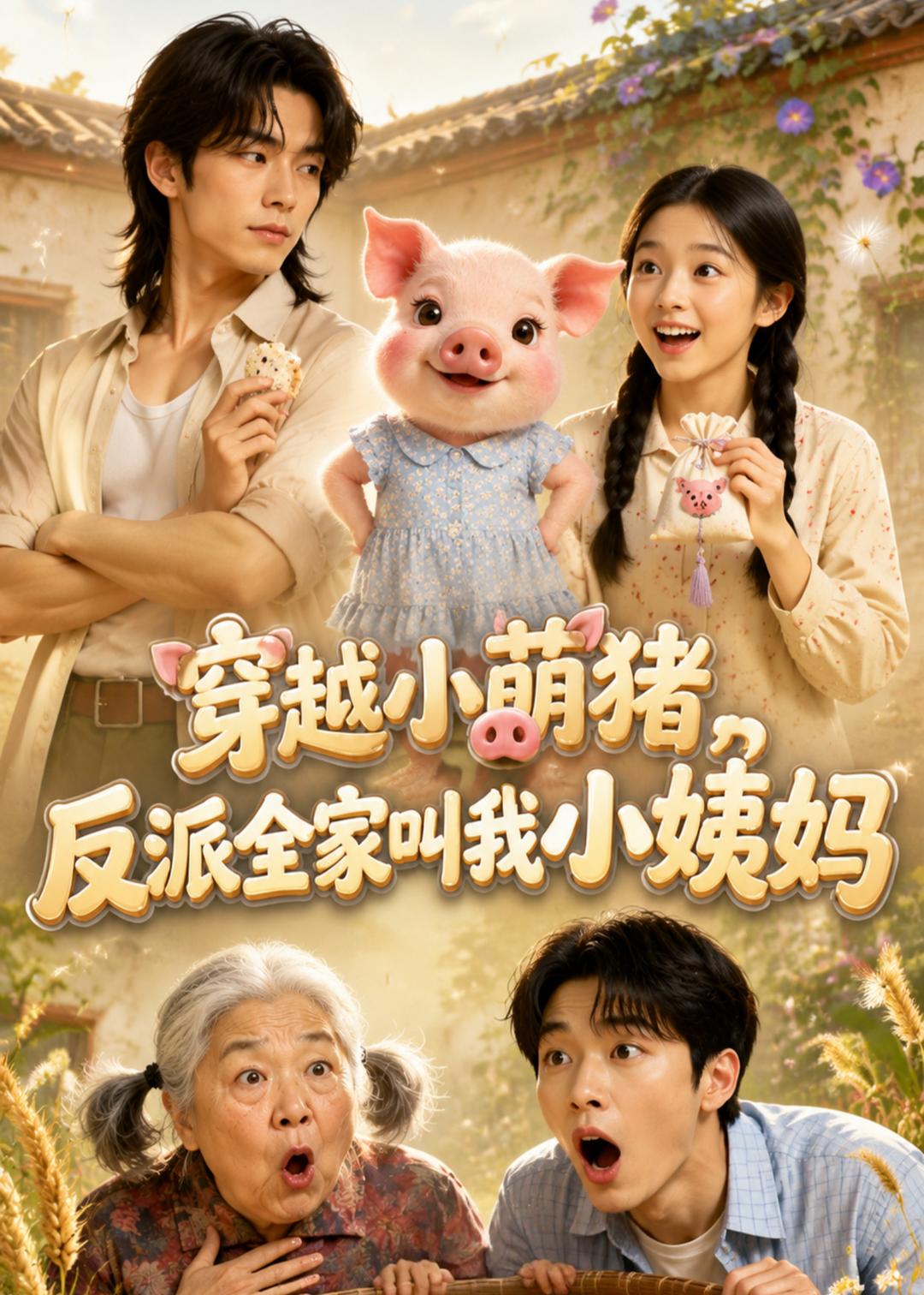 穿越小萌猪，反派全家叫我小姨妈！封面图