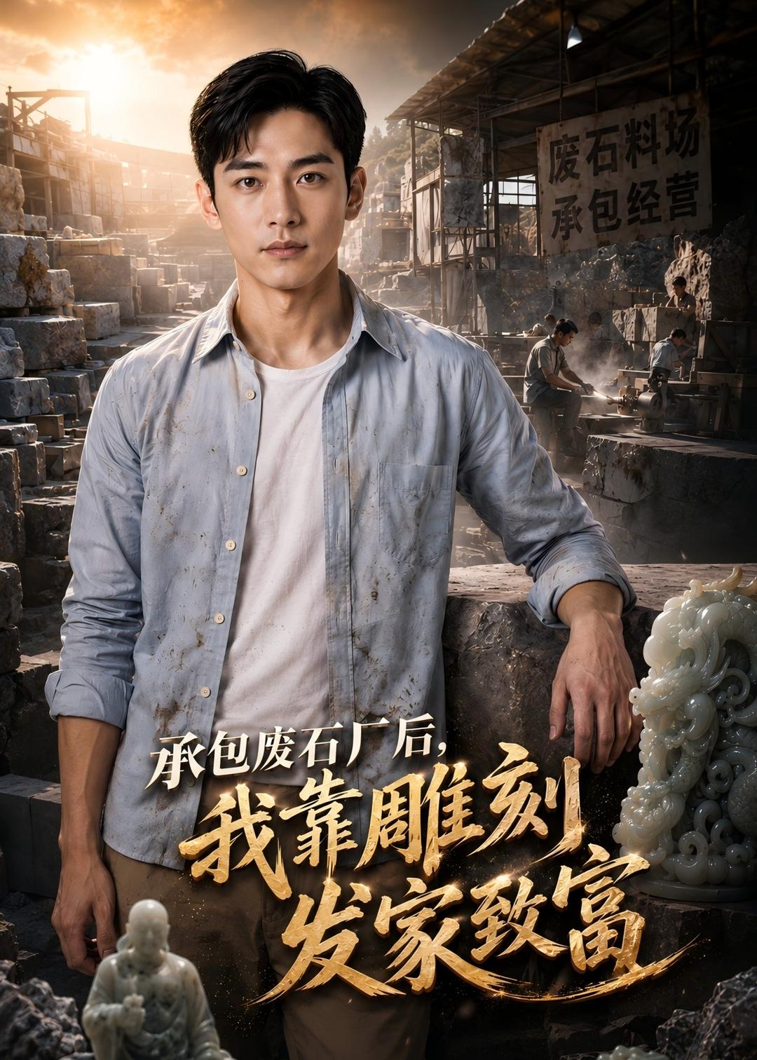 承包废石厂后，我靠雕刻发家致富封面图