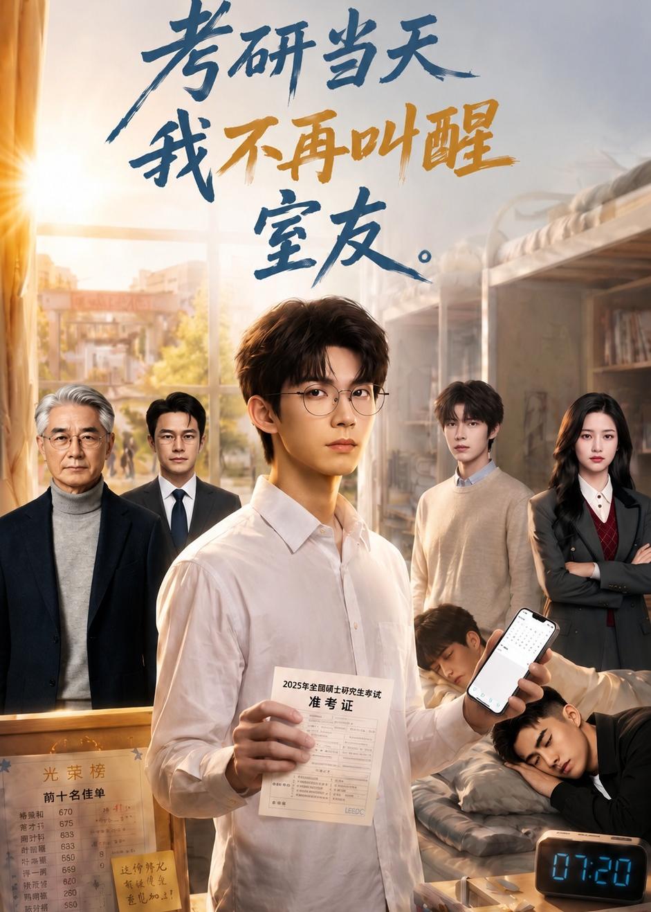 考研当天我不再叫醒室友封面图