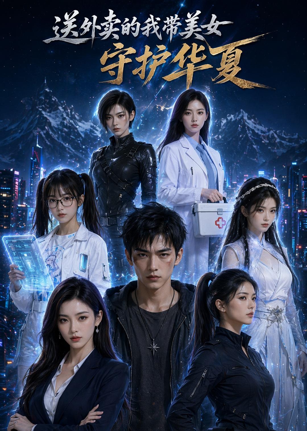 送外卖的我带美女守护华夏封面图