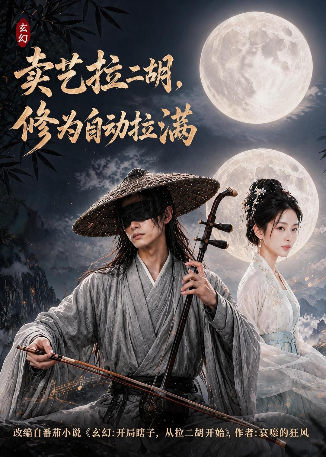 卖艺拉二胡，修为自动拉满封面图