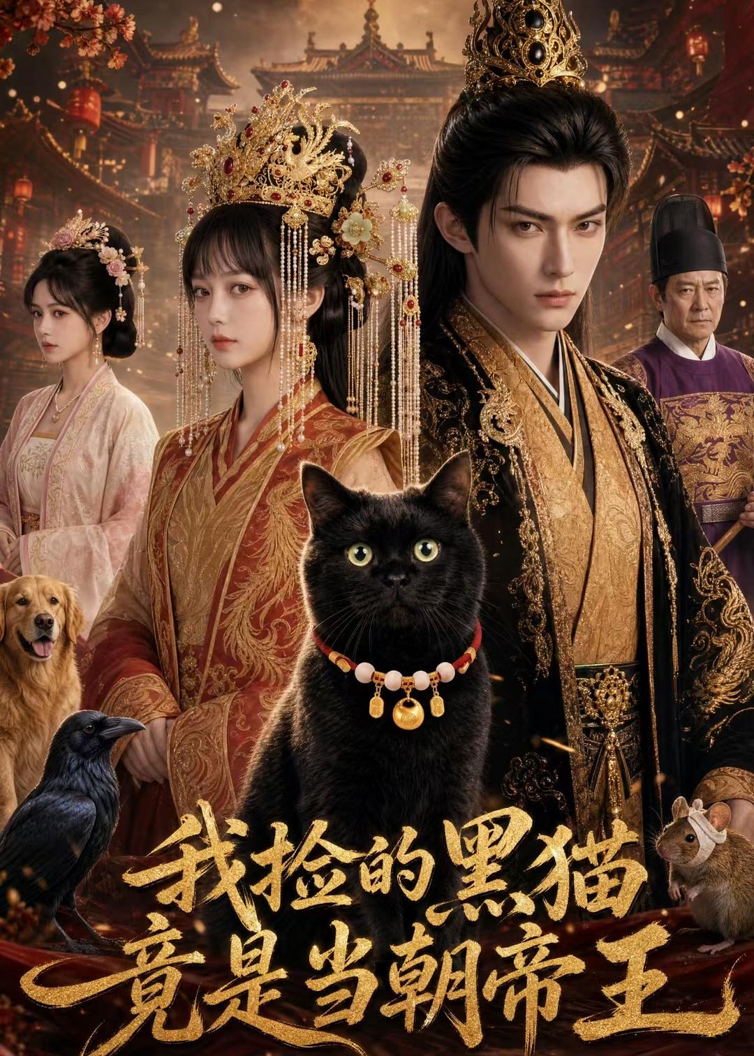 我捡的黑猫竟是当朝帝王封面图