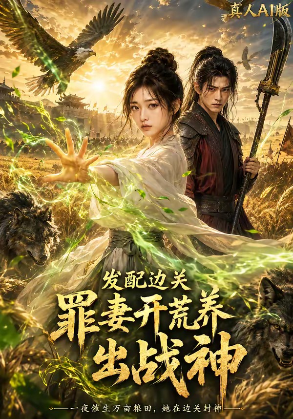 发配边关，罪妻开荒养出战神真人AI版封面图