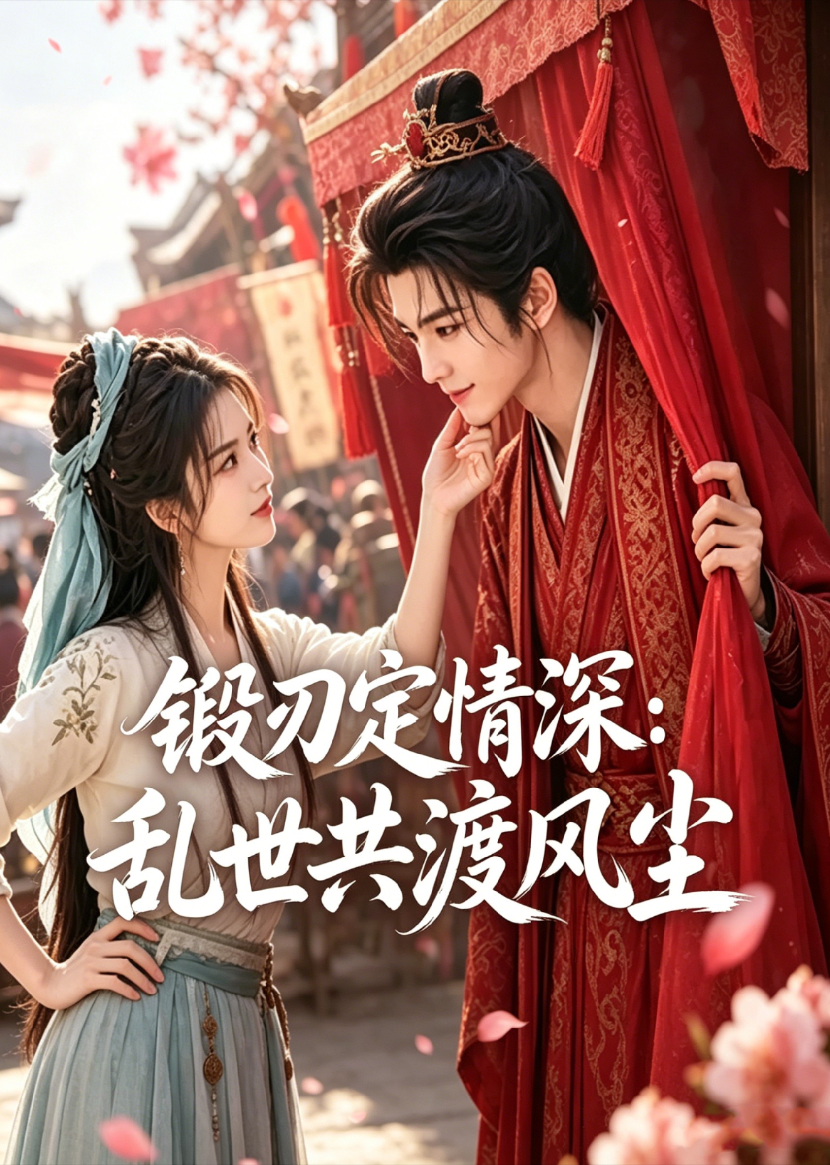 锻刃定情深：乱世共渡风尘封面图