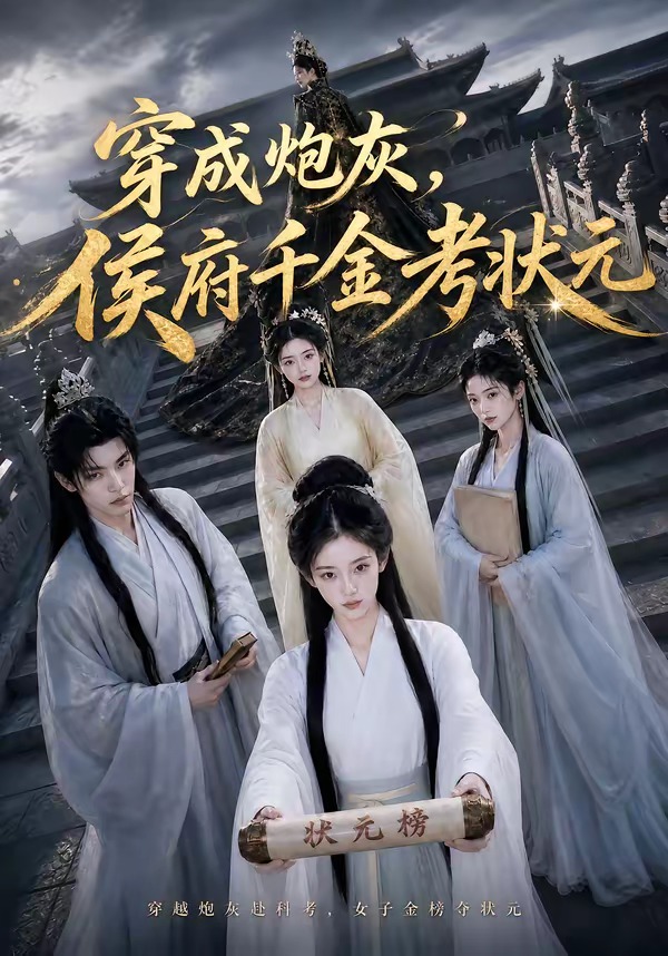 穿成炮灰，侯府千金考状元封面图