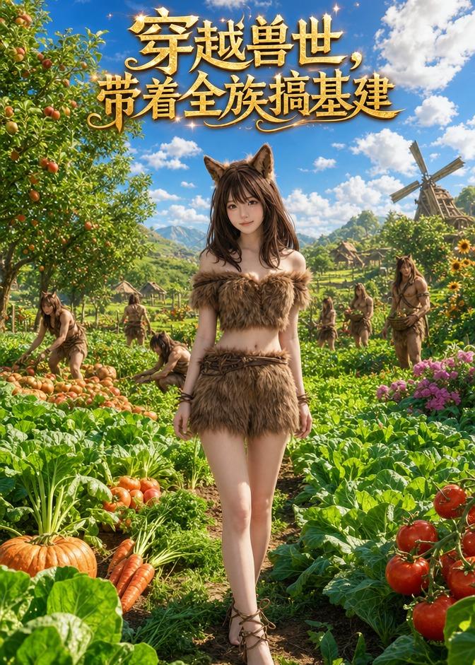 穿越兽世，带着全族搞基建封面图