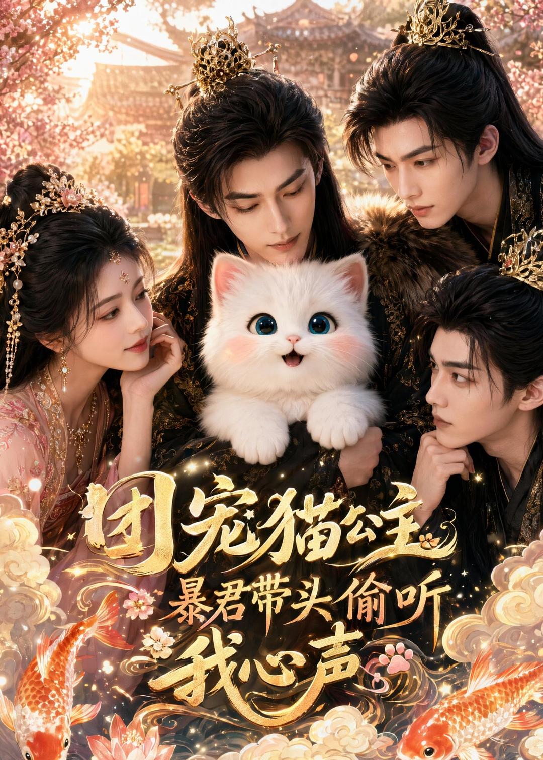 团宠猫公主，暴君带头偷听我心声封面图
