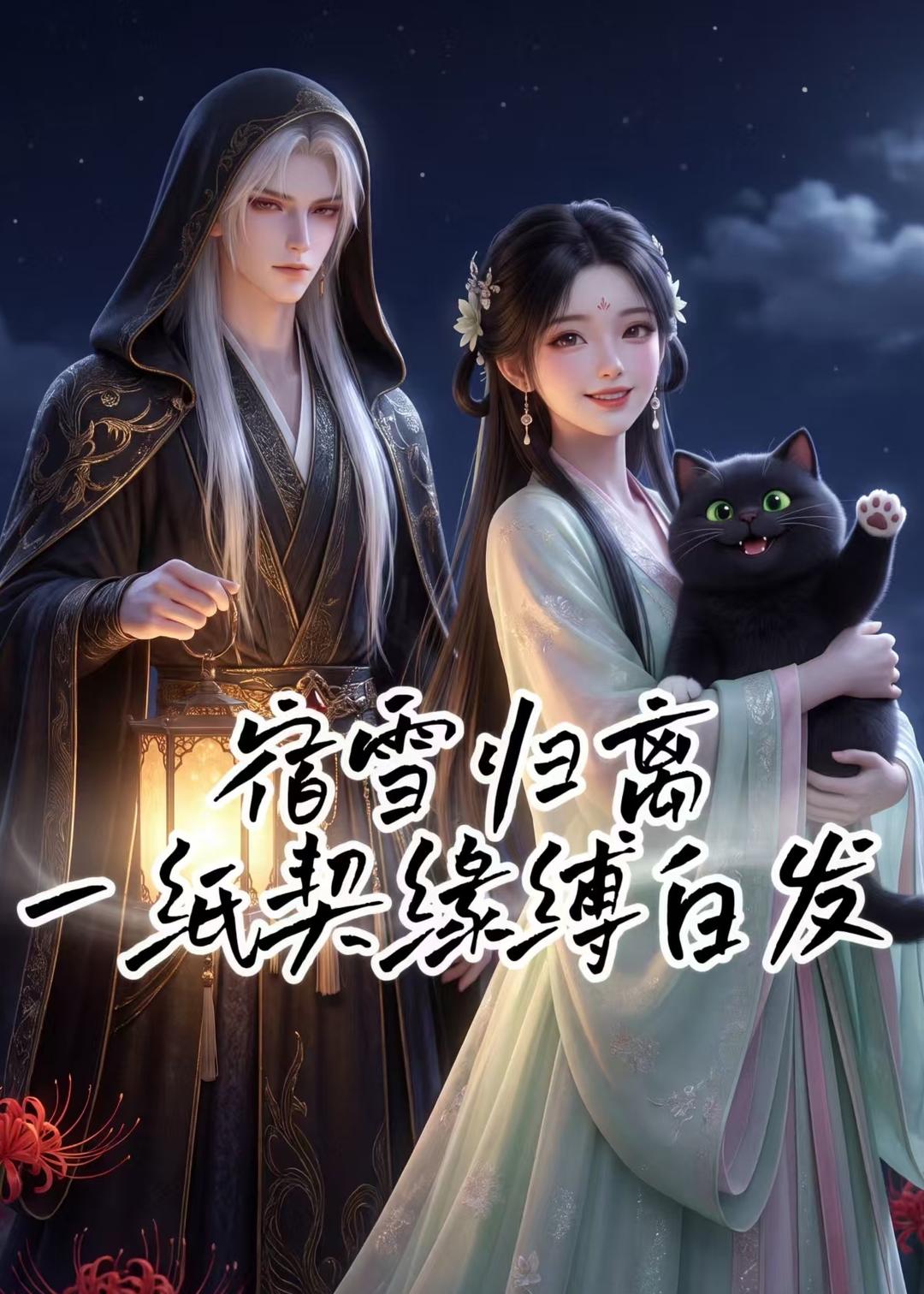 宿雪归离：一纸契缘缚白发封面图