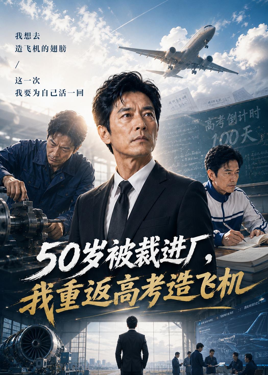 50岁被裁进厂，我重返高考造飞机封面图