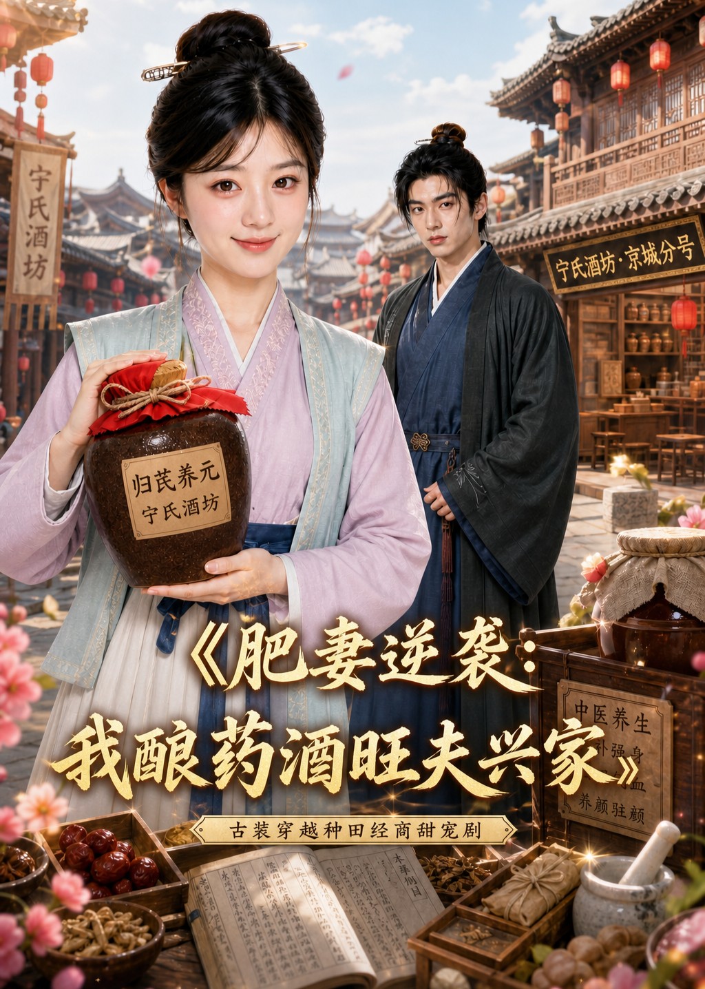 肥妻逆袭：我酿药酒旺夫兴家封面图