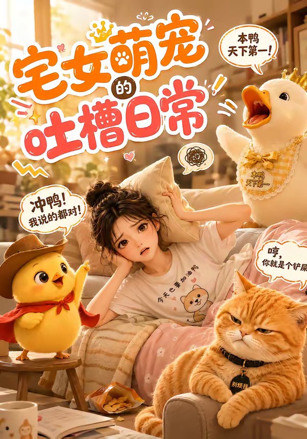宅女萌宠的吐槽日常封面图