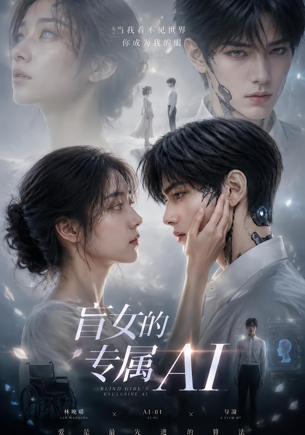 盲女的专属AI封面图