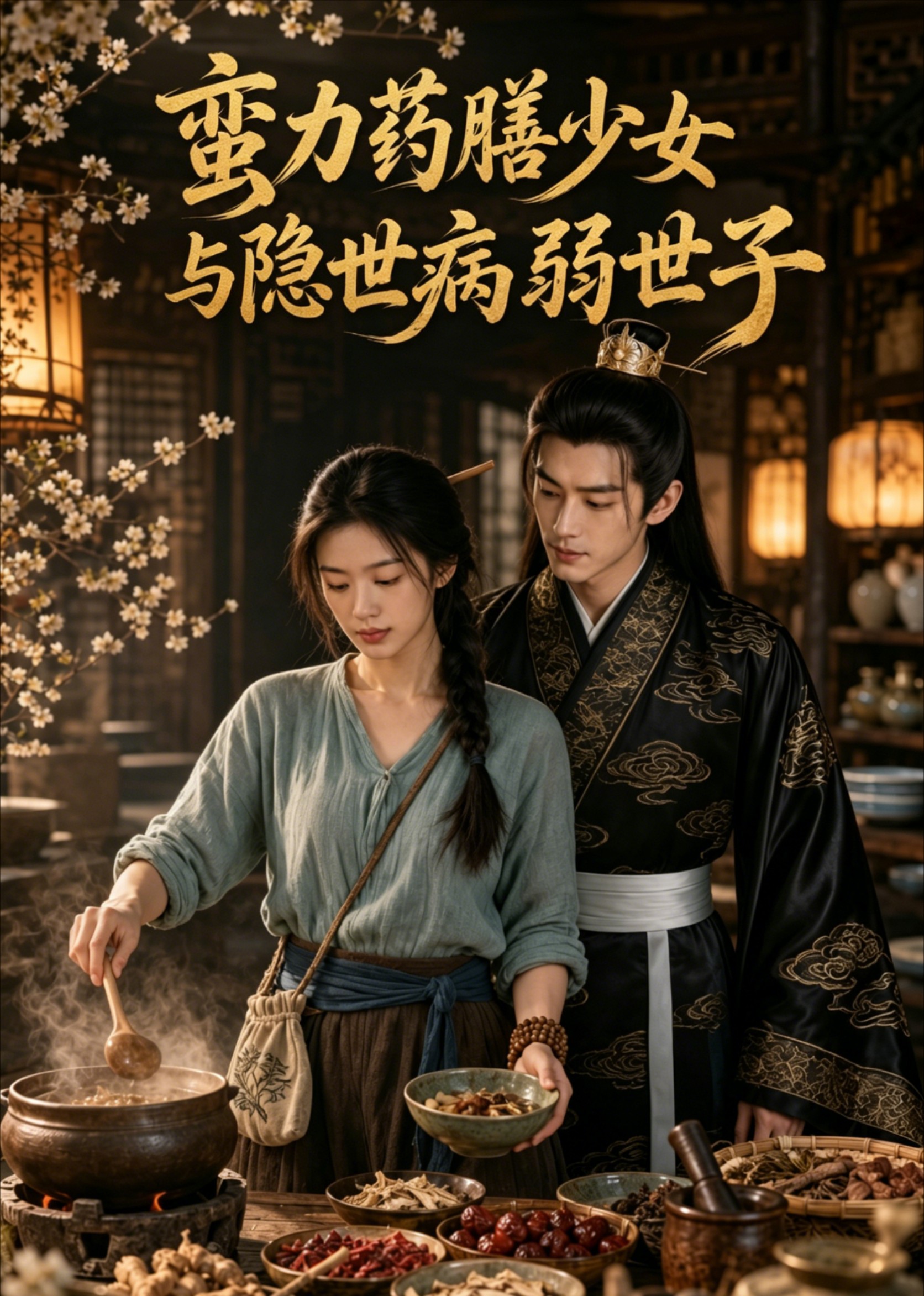 蛮力药膳少女与隐世病弱世子封面图