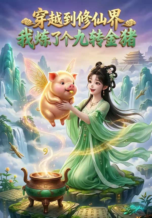 穿越到修仙界，我炼了个九转金猪封面图