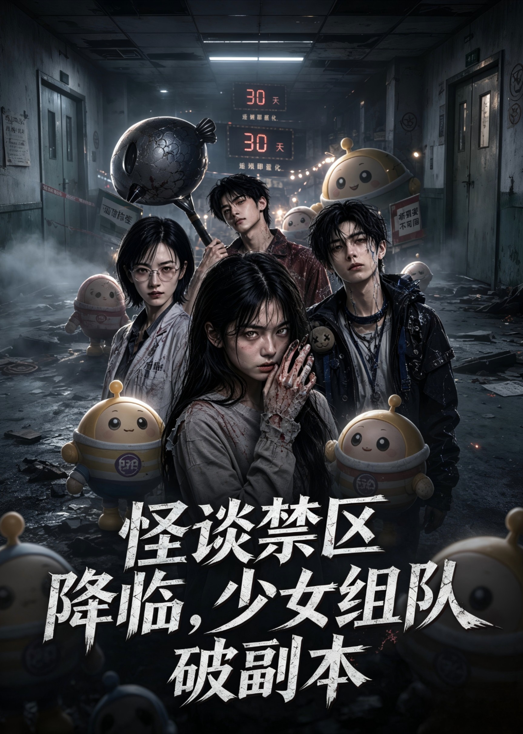 怪谈禁区降临，少女组队破解副本封面图