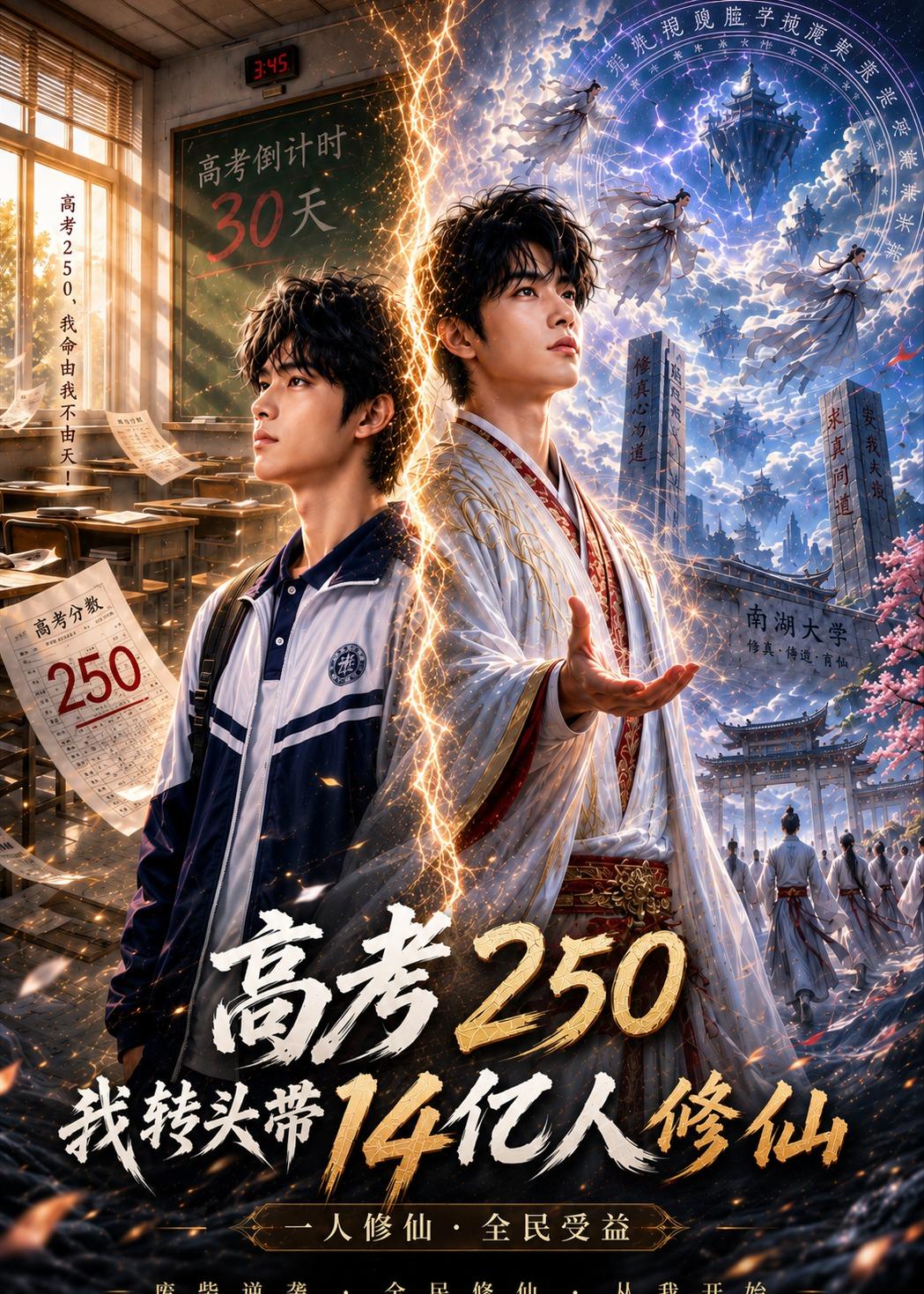 高考250，我转头带14亿人修仙封面图