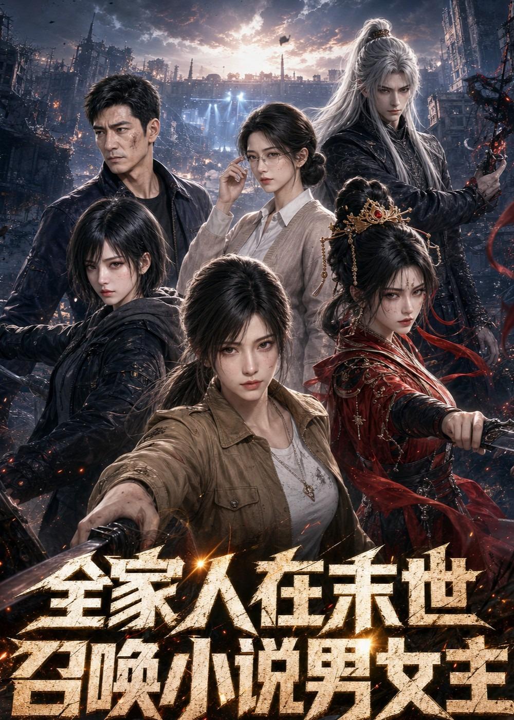全家人在末世召唤小说男女主封面图