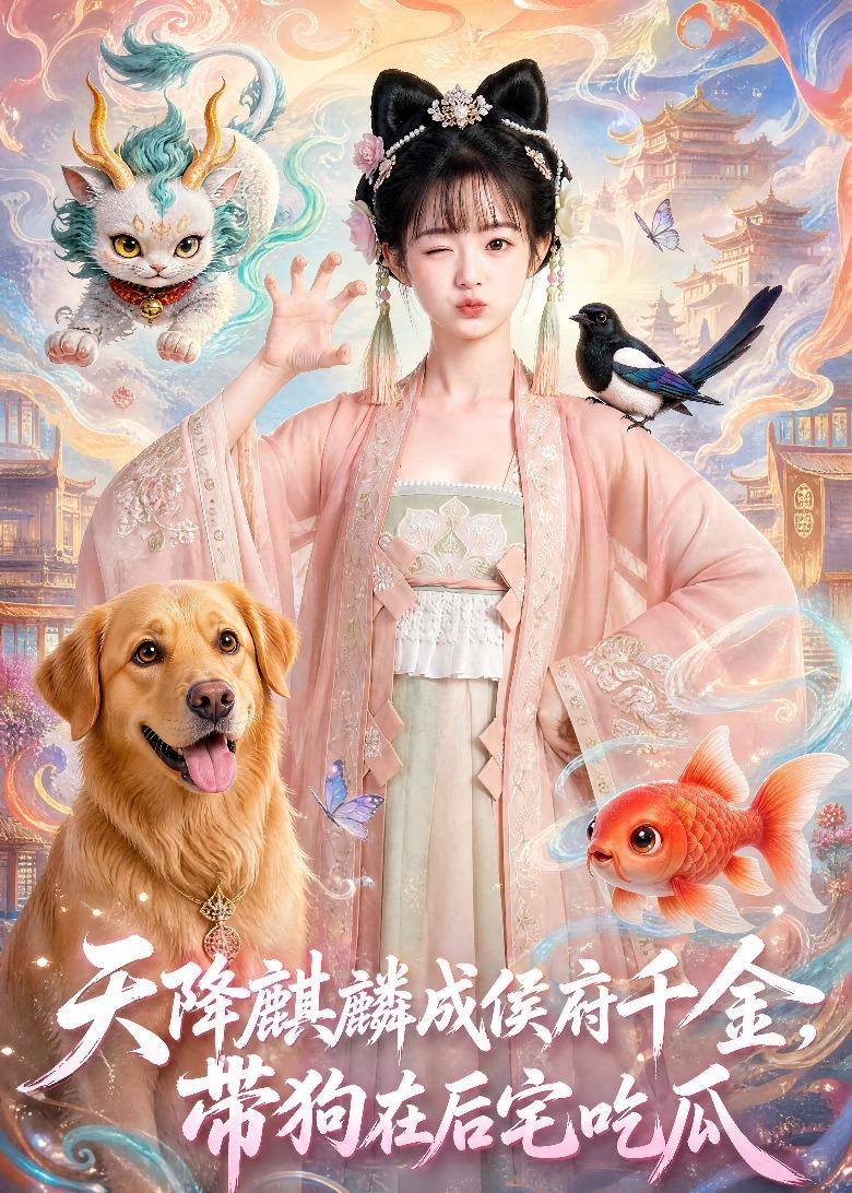 天降麒麟成侯府千金，带狗在后宅吃瓜封面图