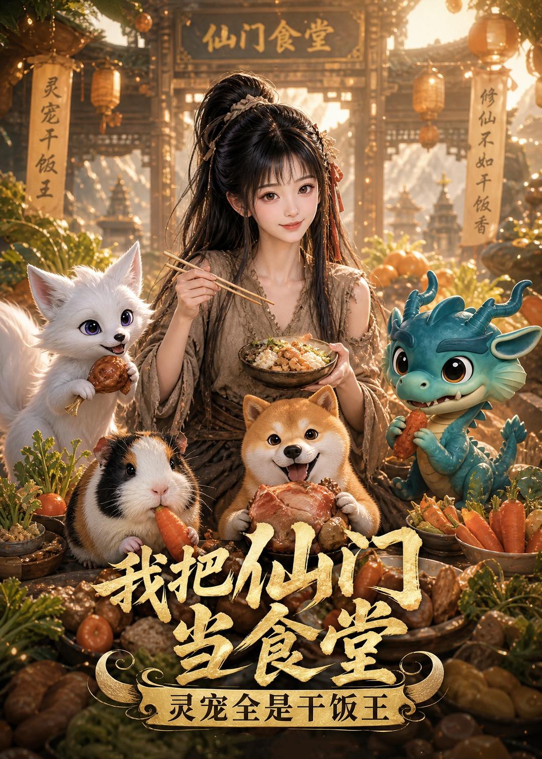 我把仙门当食堂，灵宠全是干饭王封面图
