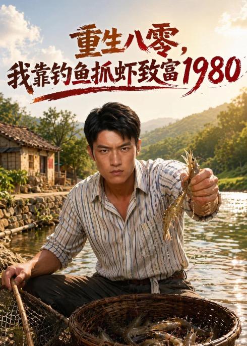 重生八零，我靠钓鱼抓虾致富1980封面图