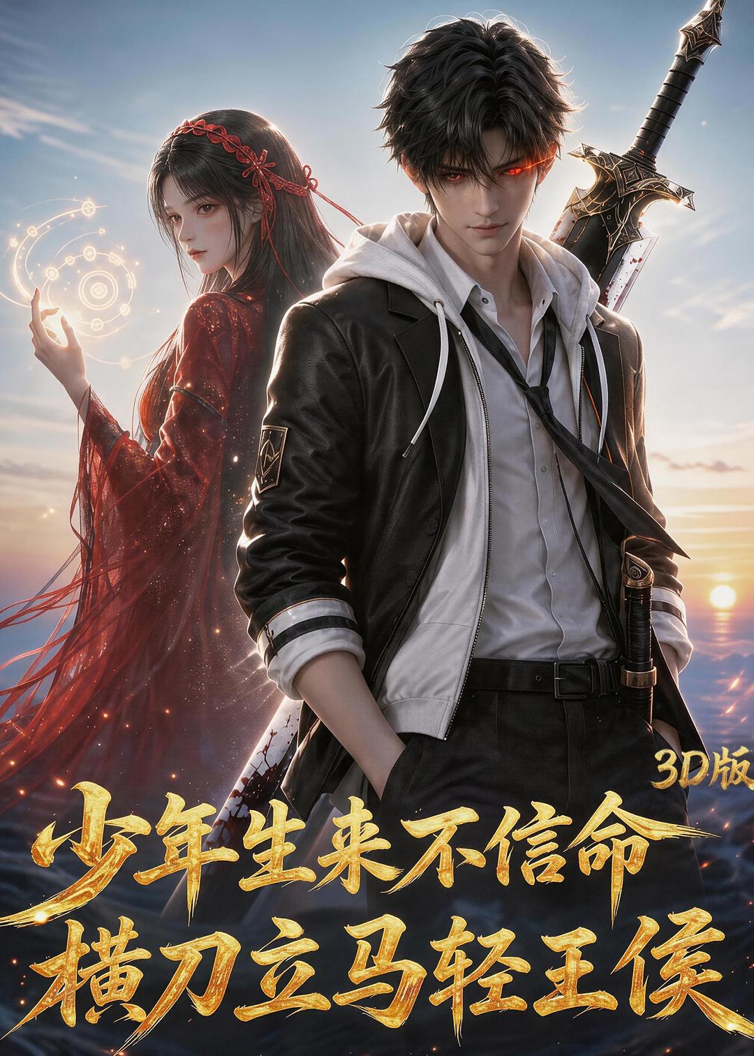 少年生来不信命，横刀立马轻王侯3d版封面图