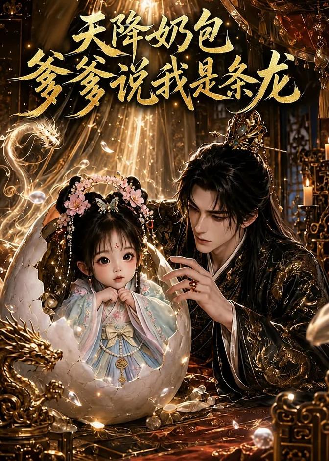 天降奶包，爹爹说我是条龙(AI漫剧)封面图