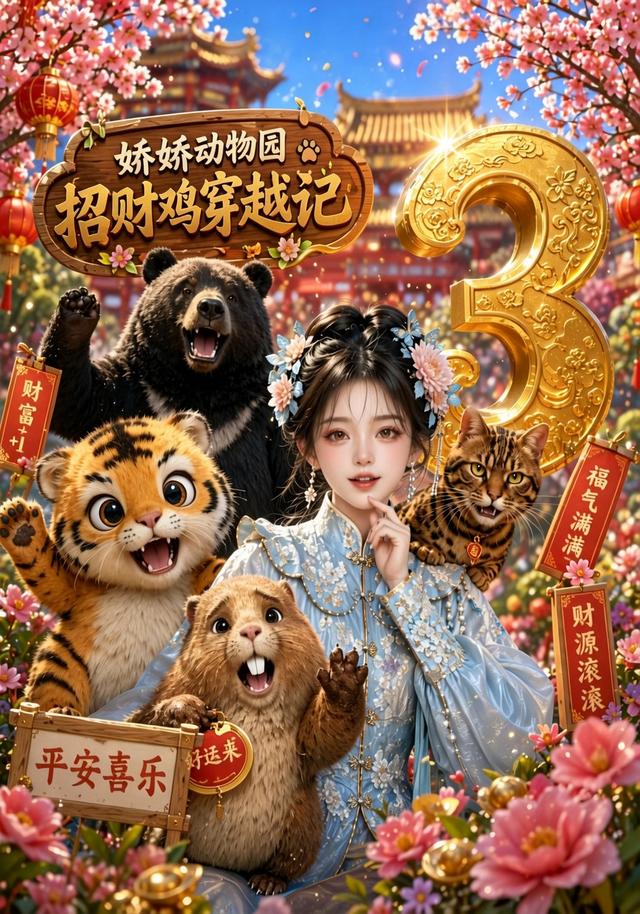 娇娇动物园，招财鸡穿越记第三季封面图