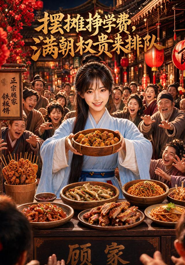 摆摊挣学费，满朝权贵来排队封面图