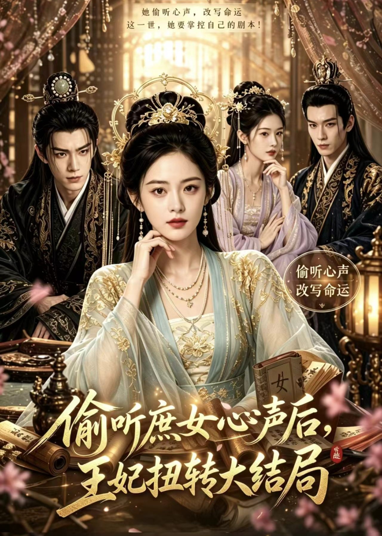 偷听庶女心声后，王妃扭转大结局封面图