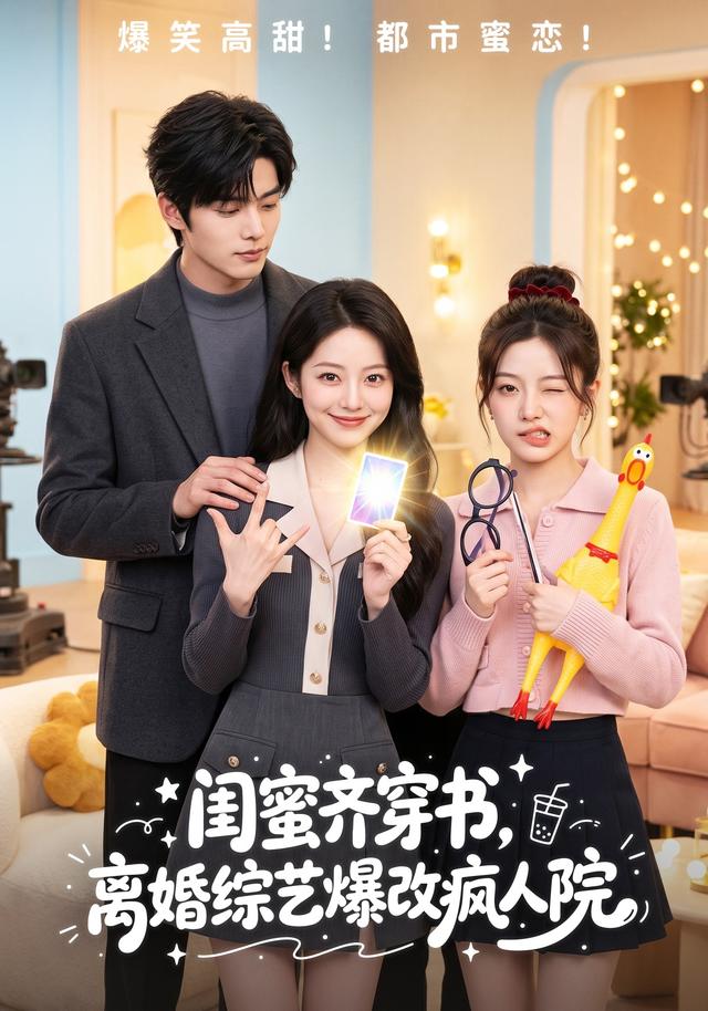 闺蜜齐穿书，离婚综艺爆改疯人院封面图