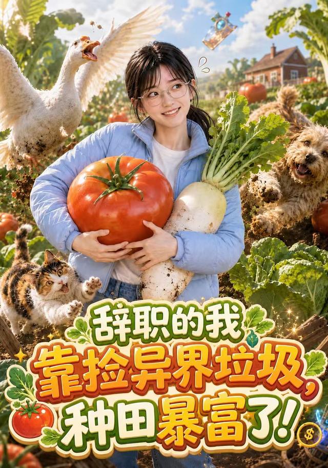 辞职的我靠捡异界垃圾，种田暴富了封面图
