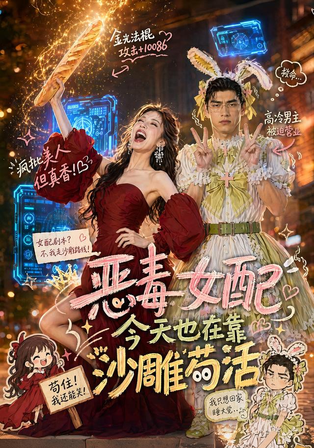 恶毒女配今天也在靠沙雕苟活封面图