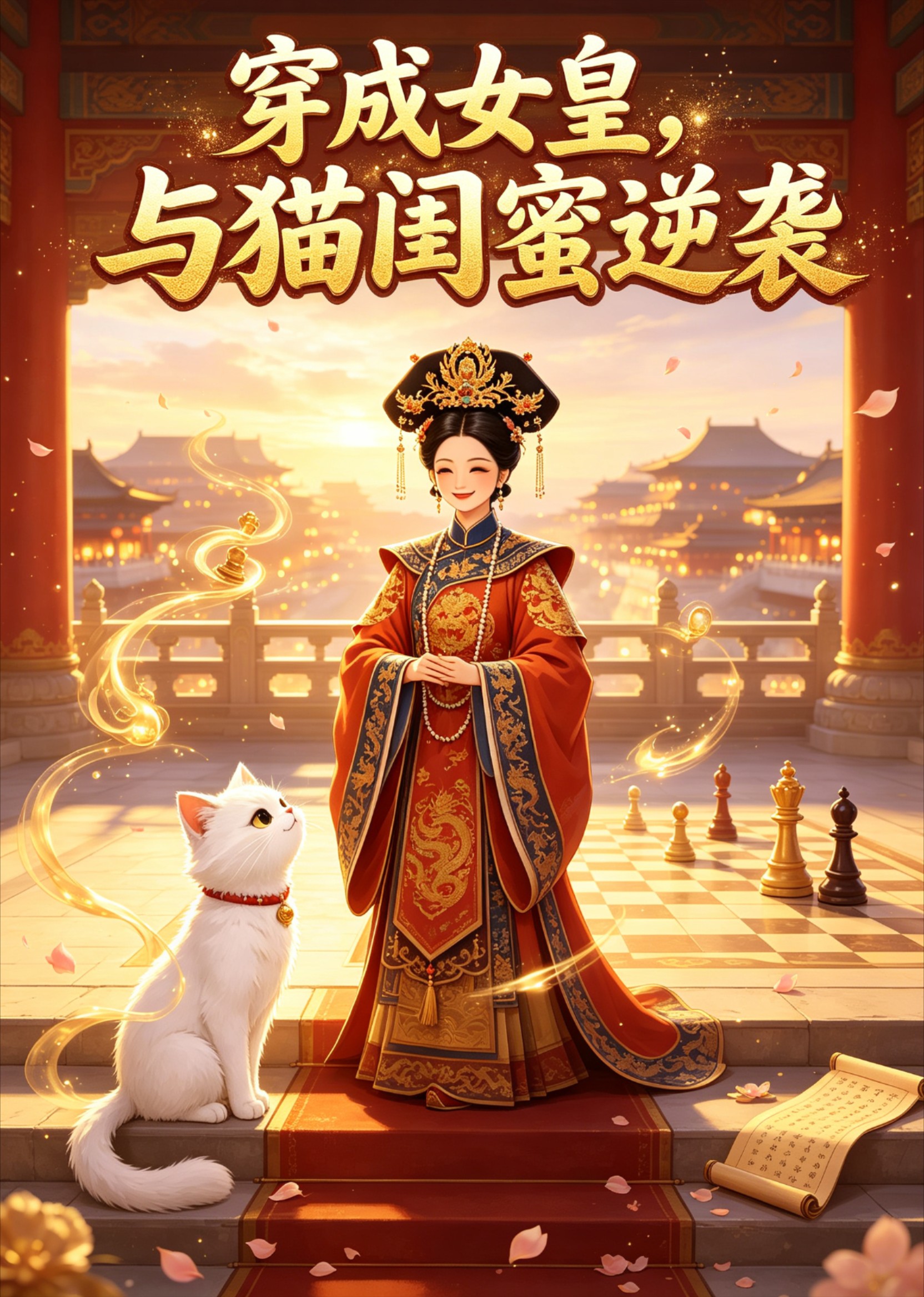穿成女皇与猫闺蜜逆袭封面图