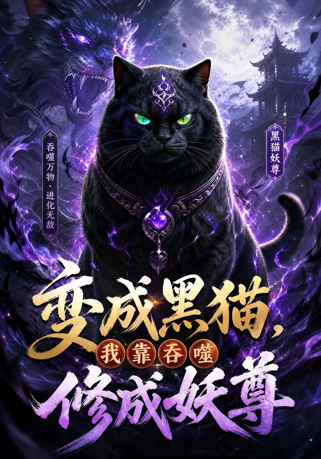 变成黑猫，我靠吞噬修成妖尊封面图