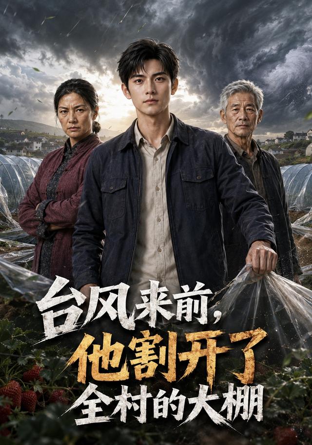 台风来前，他割开了全村的大棚封面图