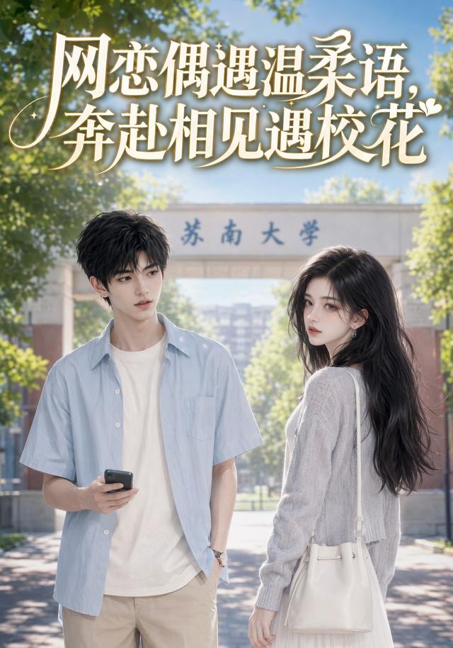 网恋偶遇温柔语，奔赴相见遇校花封面图