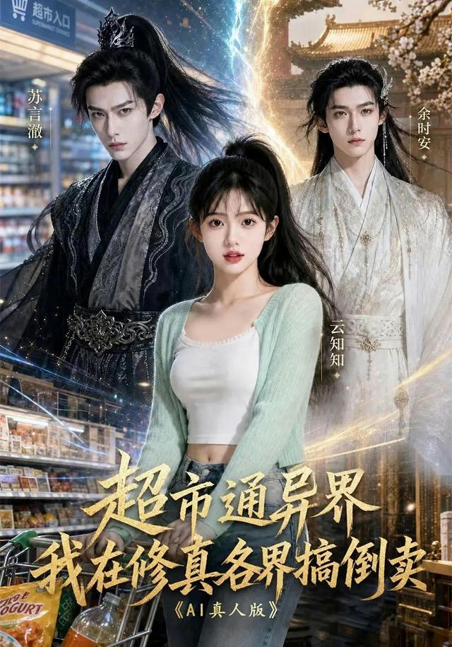 超市通异界，我在修真各界搞倒卖AI真人版封面图
