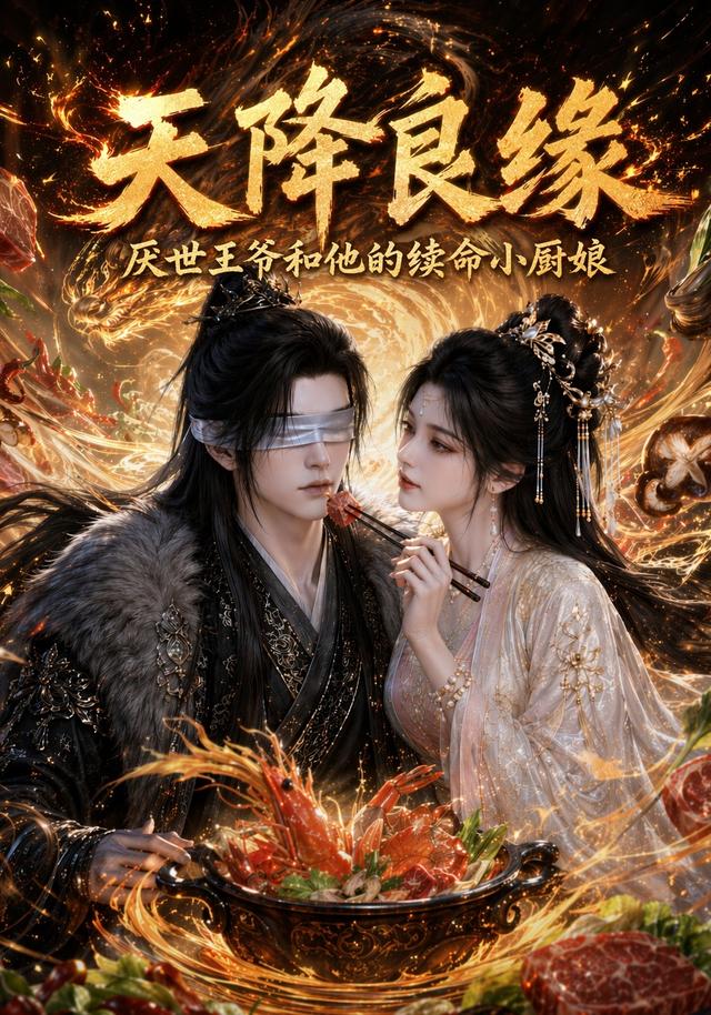 天降良缘厌世王爷和他的续命小厨娘封面图