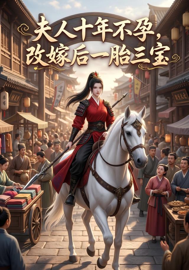 夫人十年不孕改嫁后一胎三宝封面图