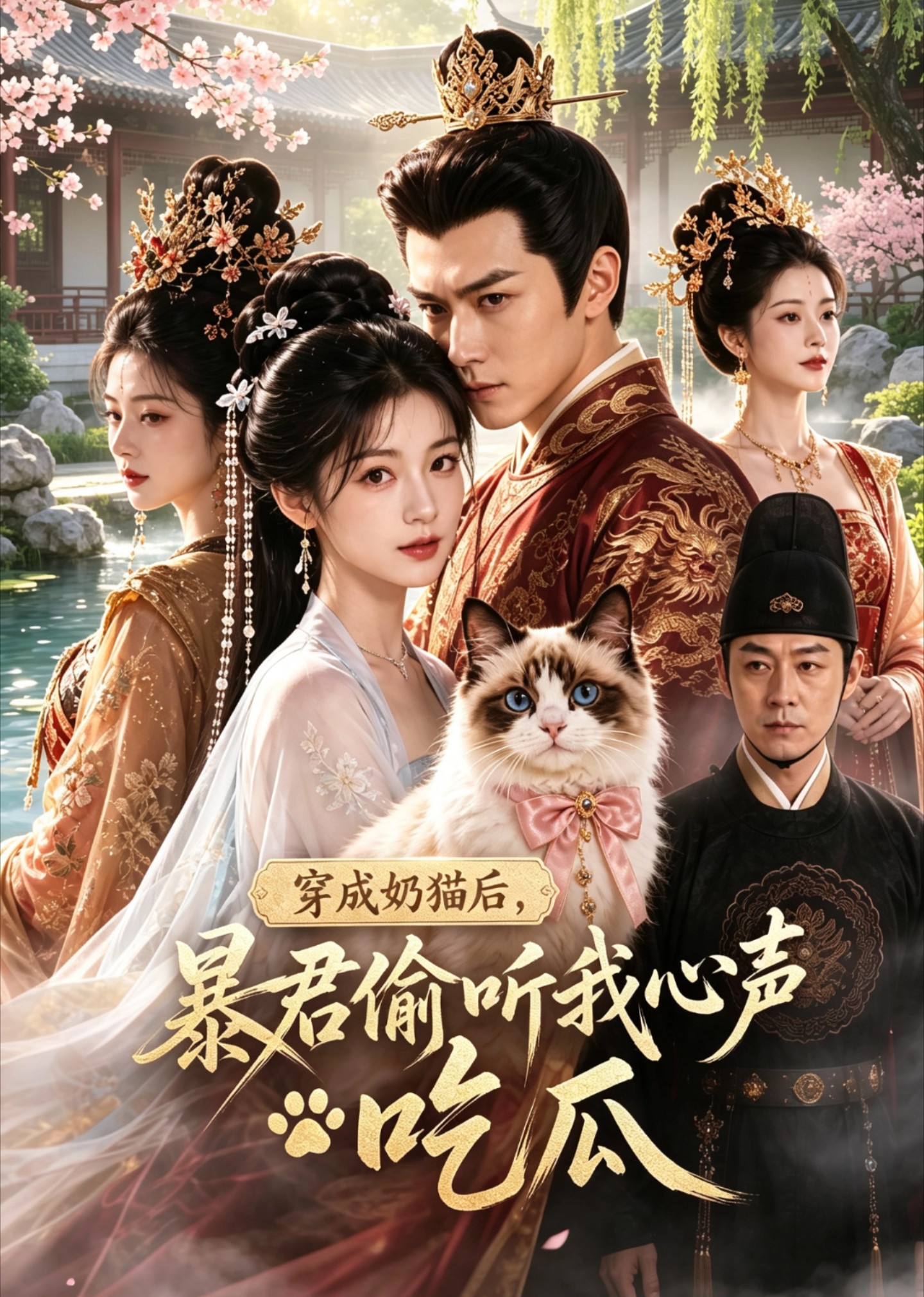 穿成奶猫后暴君偷听我心声吃瓜封面图