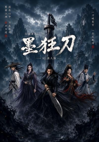 行道者之墨狂刀AI封面图